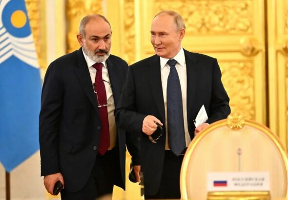 Путин поздравил Пашиняна