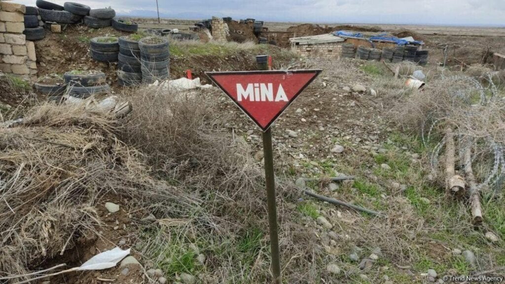 на мине в Агдаме