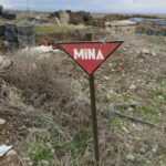 на мине в Агдаме