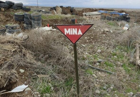 на мине в Агдаме