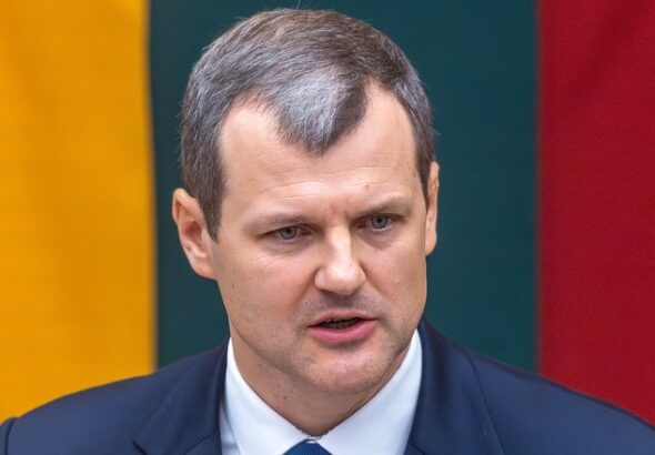 Гинтаутас Палуцкас подал