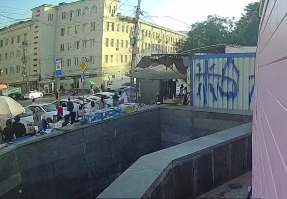 Обрушение дома в Тбилиси