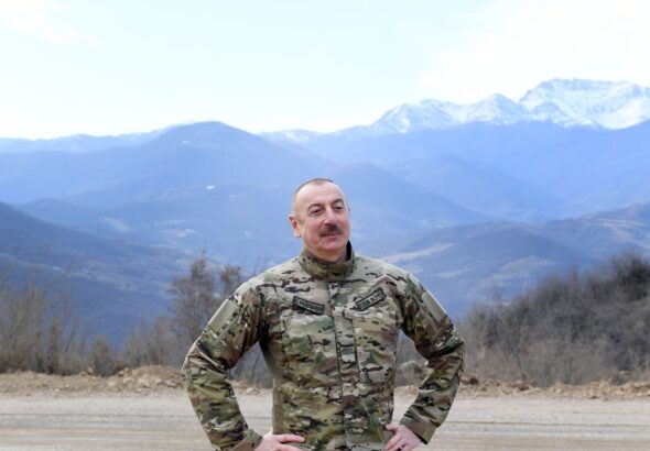 Алиев: парафирование мирного