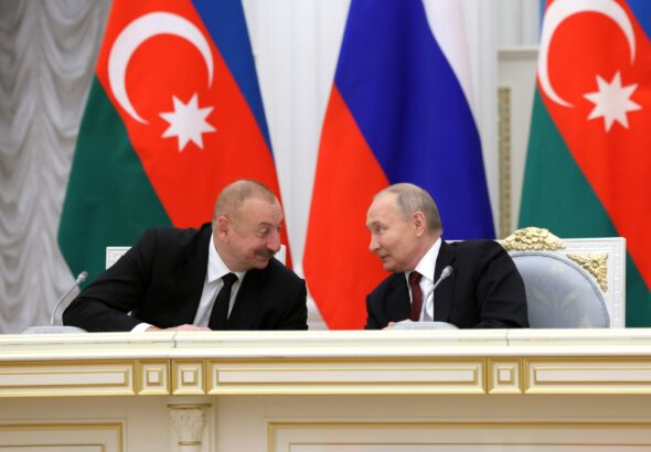 Путин раздражён Азербайджаном
