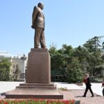 Алиевы посетили Гянджу