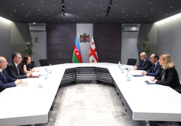 с послом Азербайджана