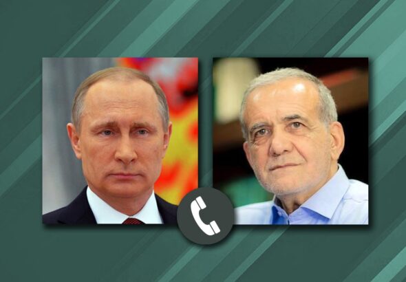 Путин и Пезешкиан
