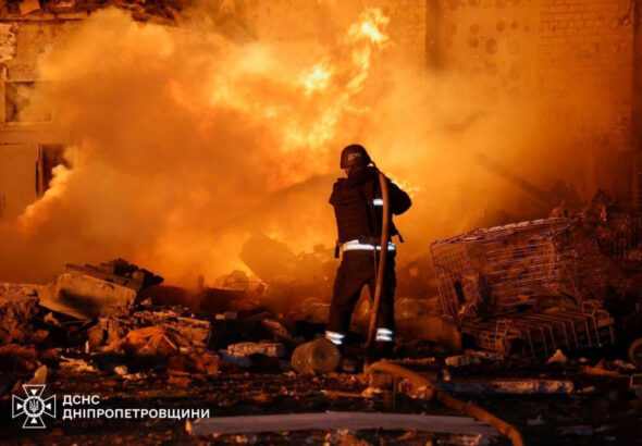 ночной атаке России