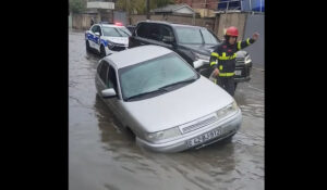 Ленкорань под водой