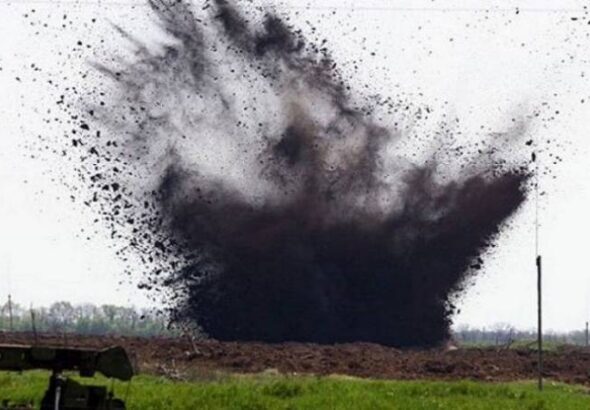 Взрыв мины в Карабахе