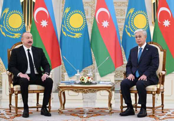 Алиев поблагодарил Казахстан