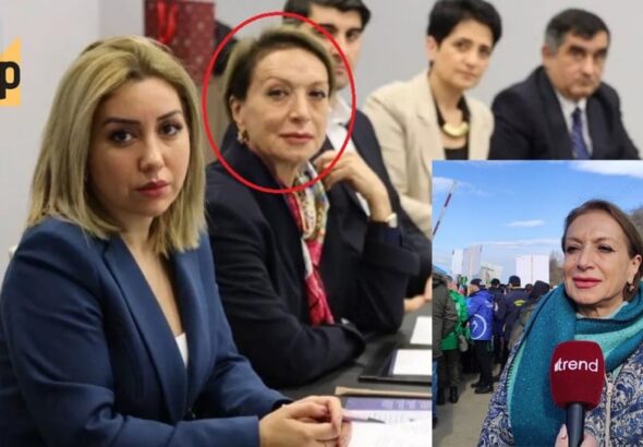 Азербайджанская участница блокады