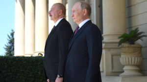 Путина и Алиева в Душанбе