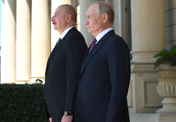 Путина и Алиева в Душанбе