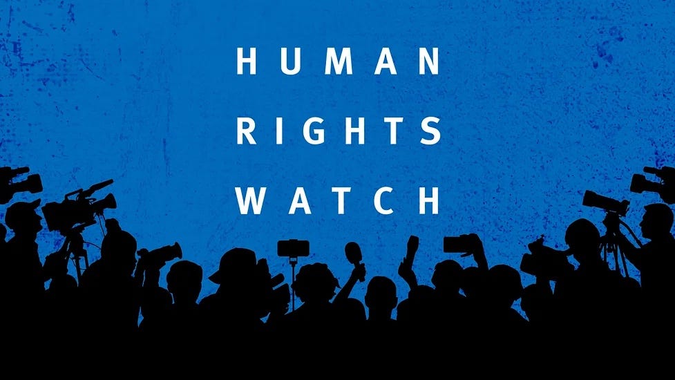 Human Rights Watch требует