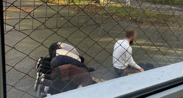 Публичный намаз студентов