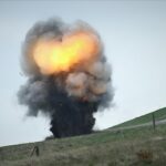 подорвался на мине