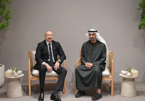 Алиева с президентом ОАЭ