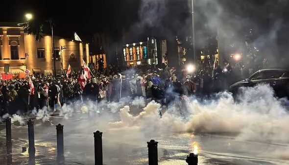 Грузинская полиция использовала