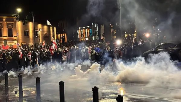 Грузинская полиция использовала