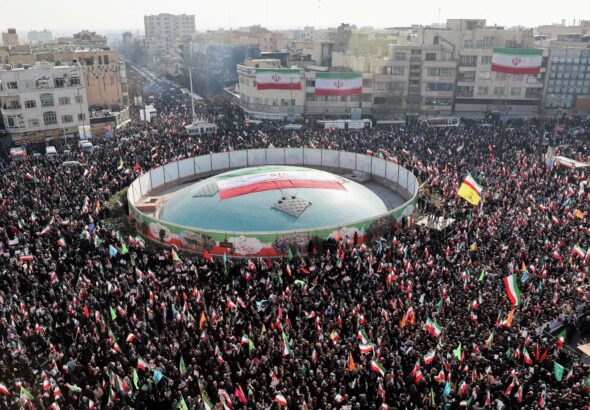 протестов в Иране