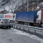 Движение к КПП «Казбеги»