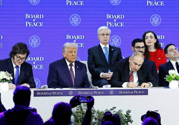 Пашинян в Давосе